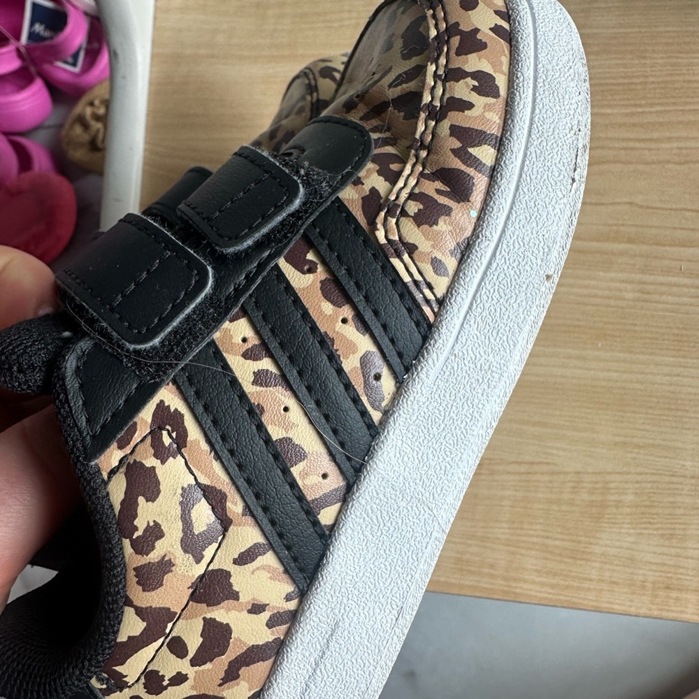 Adidas Kids Leopard Print Sneakers
